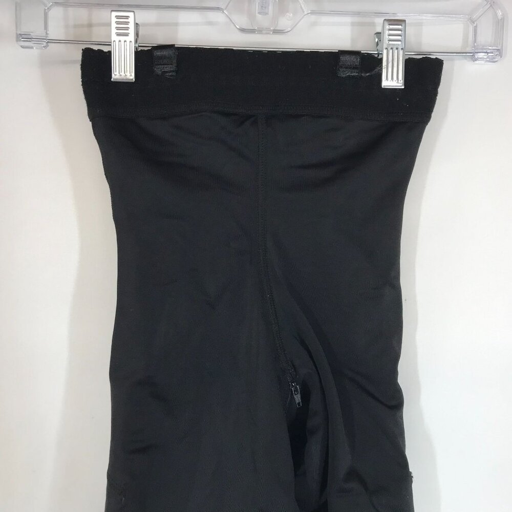 NEBULA FAJA- WOMEN SMALL -BLACK HOOK & EYE CLOUSE BOY SHORT COMPRESSION GARMET - Picture 5 of 7